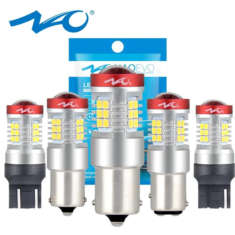 NAO P21W LED 1156 PY21W BA15S T20 W21/5W W5W T10 7443 LADA DRL P21/5W 1300LM ڵ   7440 BAY15D W21W 1157  